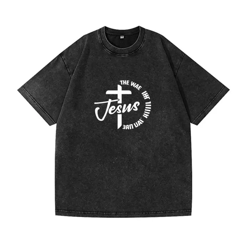 Christian Shirts for Men Jesus Cross T-Shirts God Religious Faith Tees Bible Verse Truth Outfits