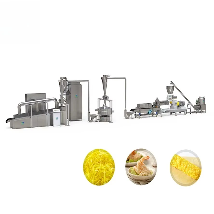 Automatic Industrial Bakery Machine for Panko Bread Crumbs Production Custom