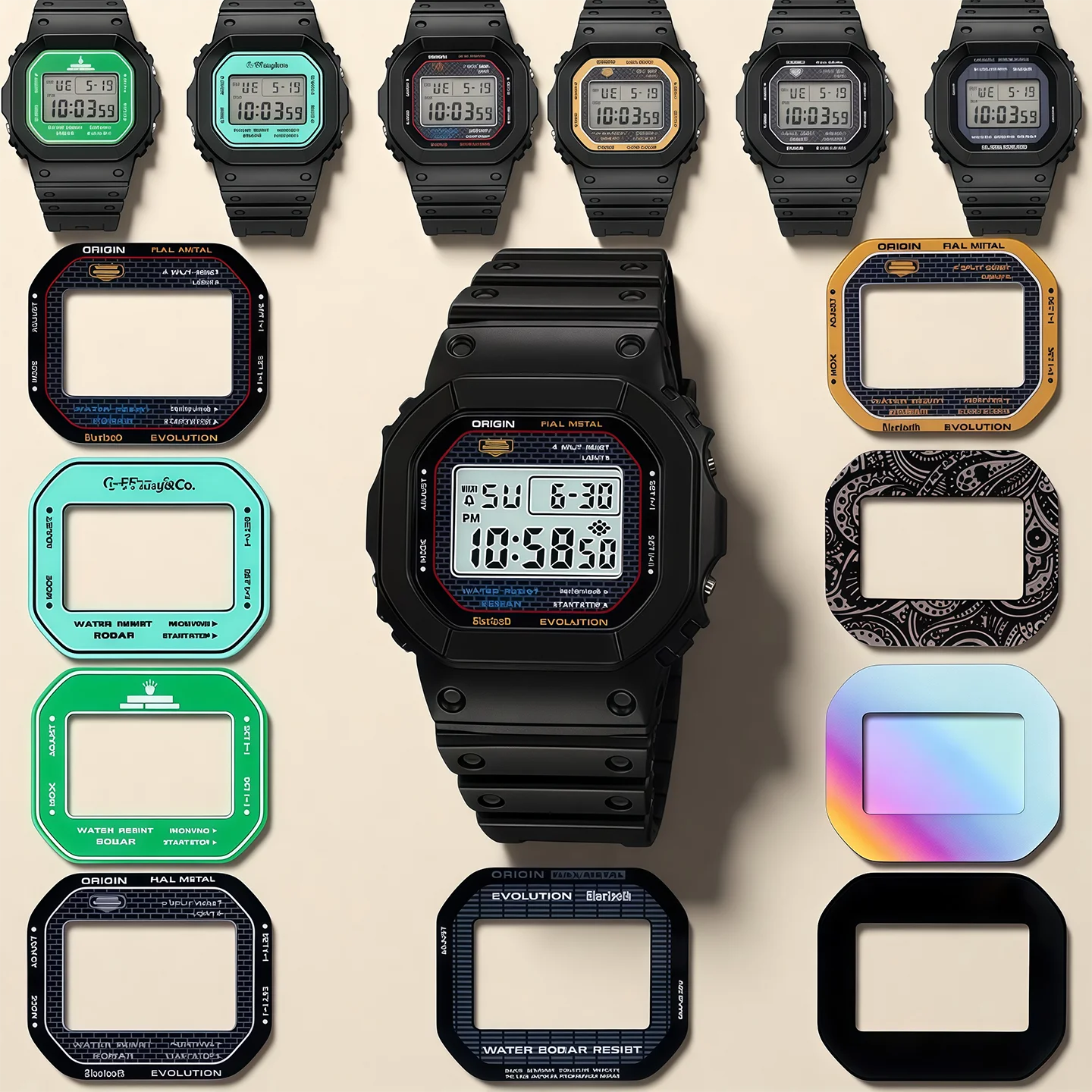 DW5600 Watch glass Mirror protection film For Casio GSHOCK Small Squar Tempered Film 3229 DW-5600 GW-B5600 GM5600 Modifie Screen