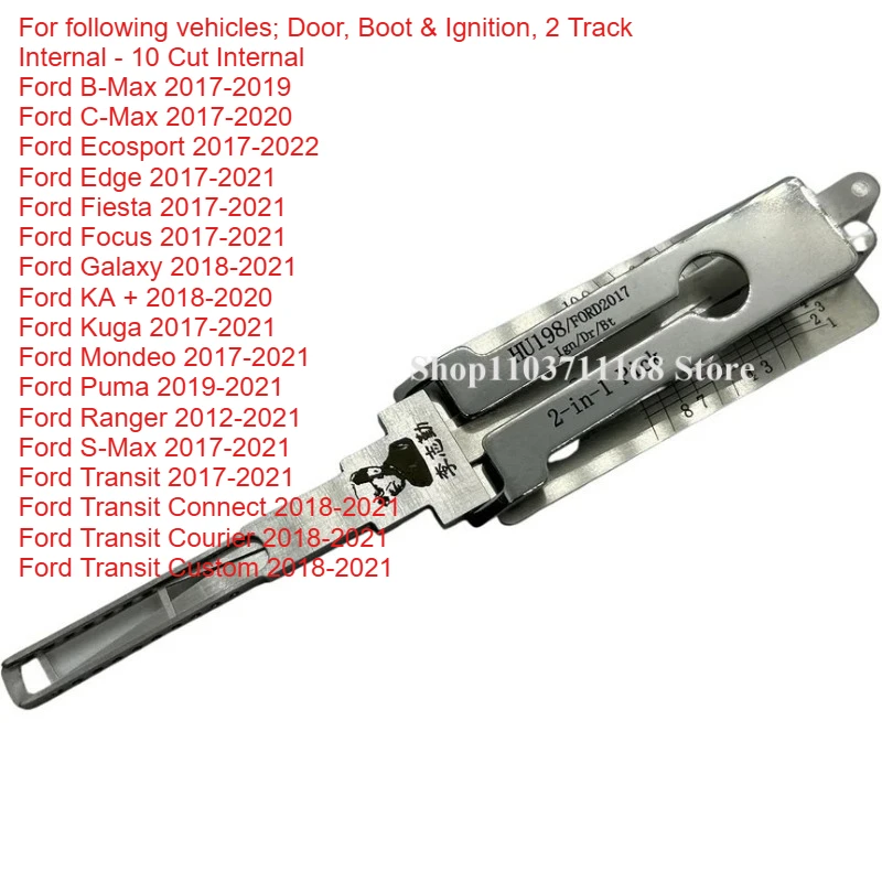 

Lishi locksmith 2-in-1 Vehicle Car For Subaru+HONDA+BMW HU198 GM45 BAOJUN(03) HU66 GEELY(01) HONDA2021 HU56 lock picking BW9MH