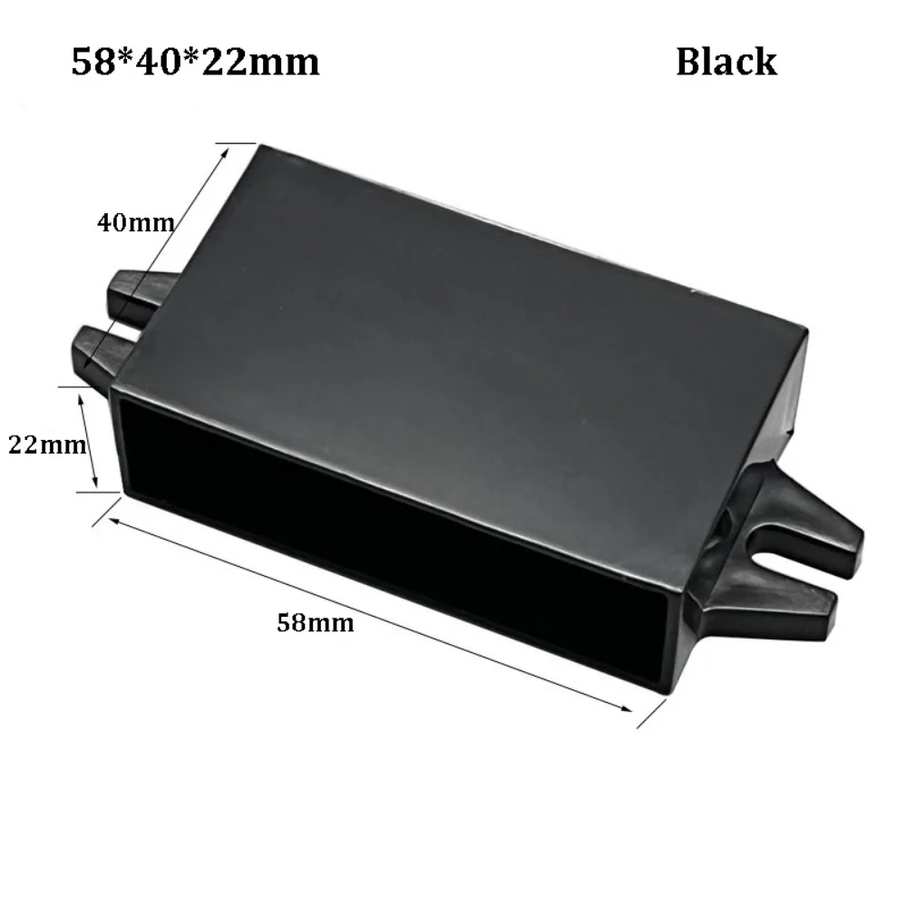 New Waterproof Project Enclosure Boxes ABS Plastic 10 Styles Storage Case Black Housing Instrument Case Electronic Supplies