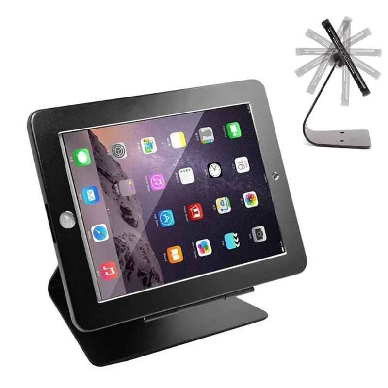 

L shape swivel 360 degrees adjustable tablet anti-theft display stand 7.9" locking stand for ipad mini 7.9"