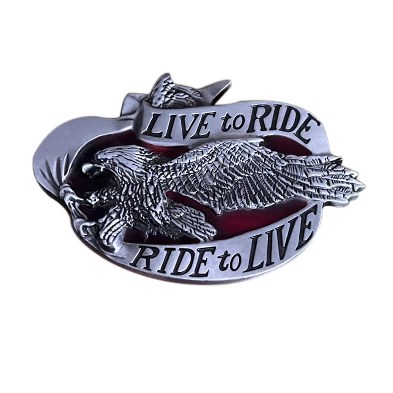 

Zinc alloy eagle belt buckle with eagle design, western style