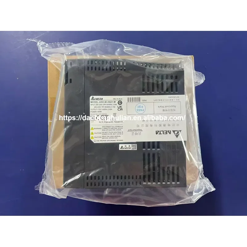 B3 Series AC Servo Drive ASD-B3-0421-M 400W 220VAC 2.65A 1/3PH CANopen
