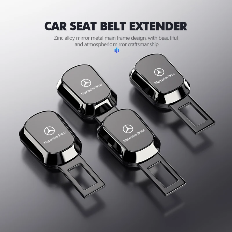 Car Seat Belt Extension Plug Buckle Clip Adjustable Extender For Mercedes Benz W202 W212 W126 W140 W168 W177 CLS GLE GLC GLS CLA - view 3