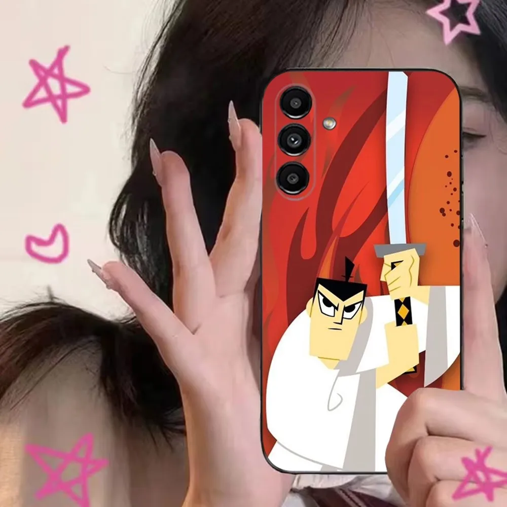 S-Samurai Jack  Phone Case For Samsung S24,S21,S22,S23,S30,Ultra,S20,Plus,Fe,Lite,Note,10,9,5G Black Soft Cover
