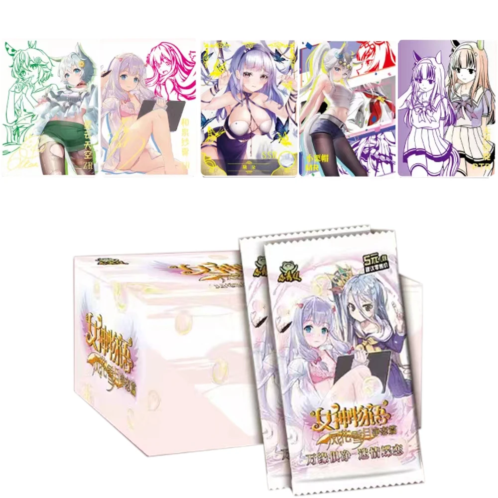 

New Goddess Story Collection Cards On-Line Packs Booster Box Game Cards Table Toys Family Birthday Gift