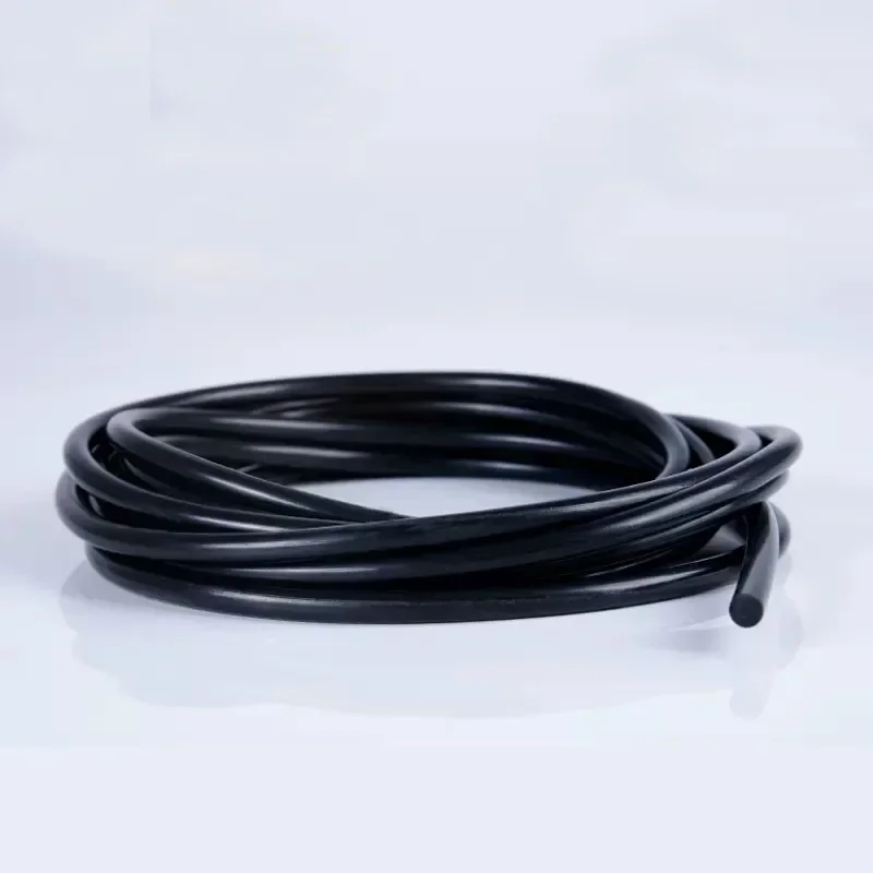 قطر 1 ~ 25 مللي متر أسود مستدير الصلبة سيليكون قطاع الحبل قضيب بار سيليكون طوقا تقليم شريط عازل يا حلقة ارتفاع درجة الحرارة مقاوم للماء