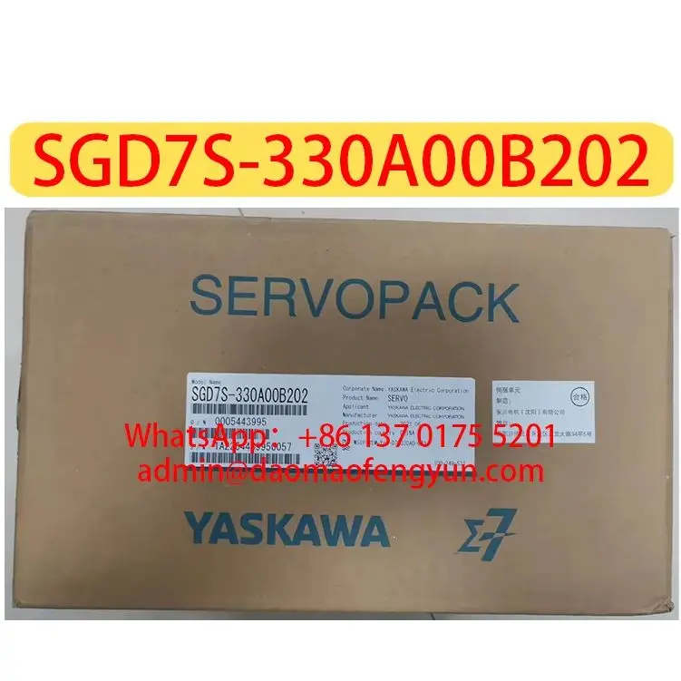 SGD7S-330A00B202 Brand New Servo Drive Original Genuine，Fast shipping，SGD7S 330A00B202