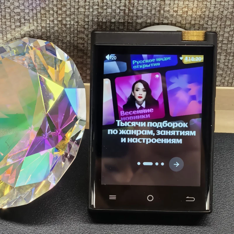 مشغل Famue BF31 HIFI MP3 بشاشة 2.8 بوصة - WiFi Bluetooth، فك تشفير DSD256، تنزيل التطبيق، بدون GMS، صوت ناعم ولا تأخر عالي الدقة #4