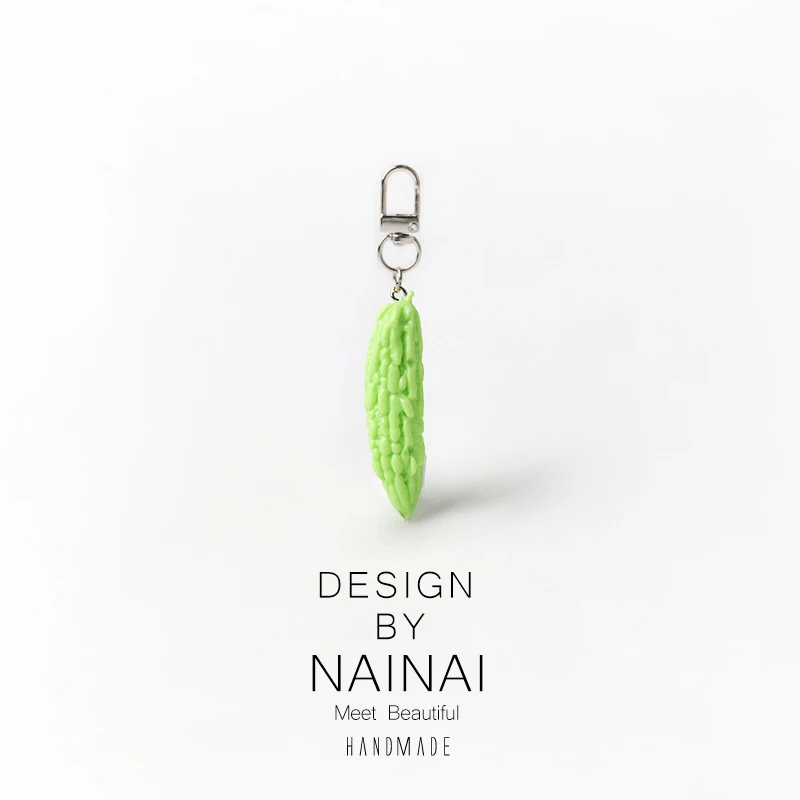 Creative Simulated Seaweed Keychain Backpack Pen Bag Assembly Fun Accessories Key Holder Food Pendant Student Interest