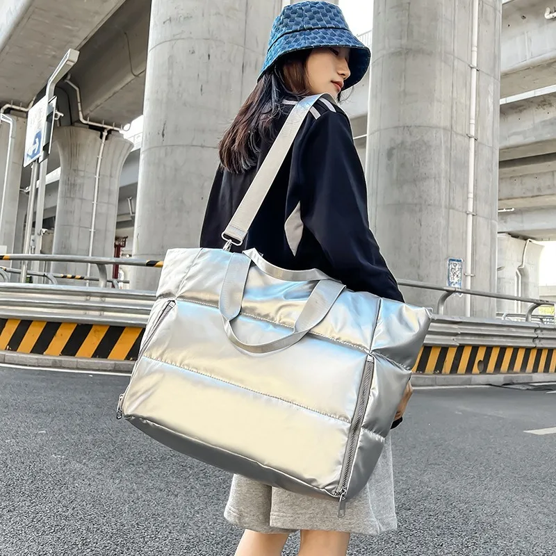 Women Gym Bag Waterproof Yoga Bag Fashion Large Capacity Weekender Bag Short Distance Duffle Backpack Travel Sports Bags view 3