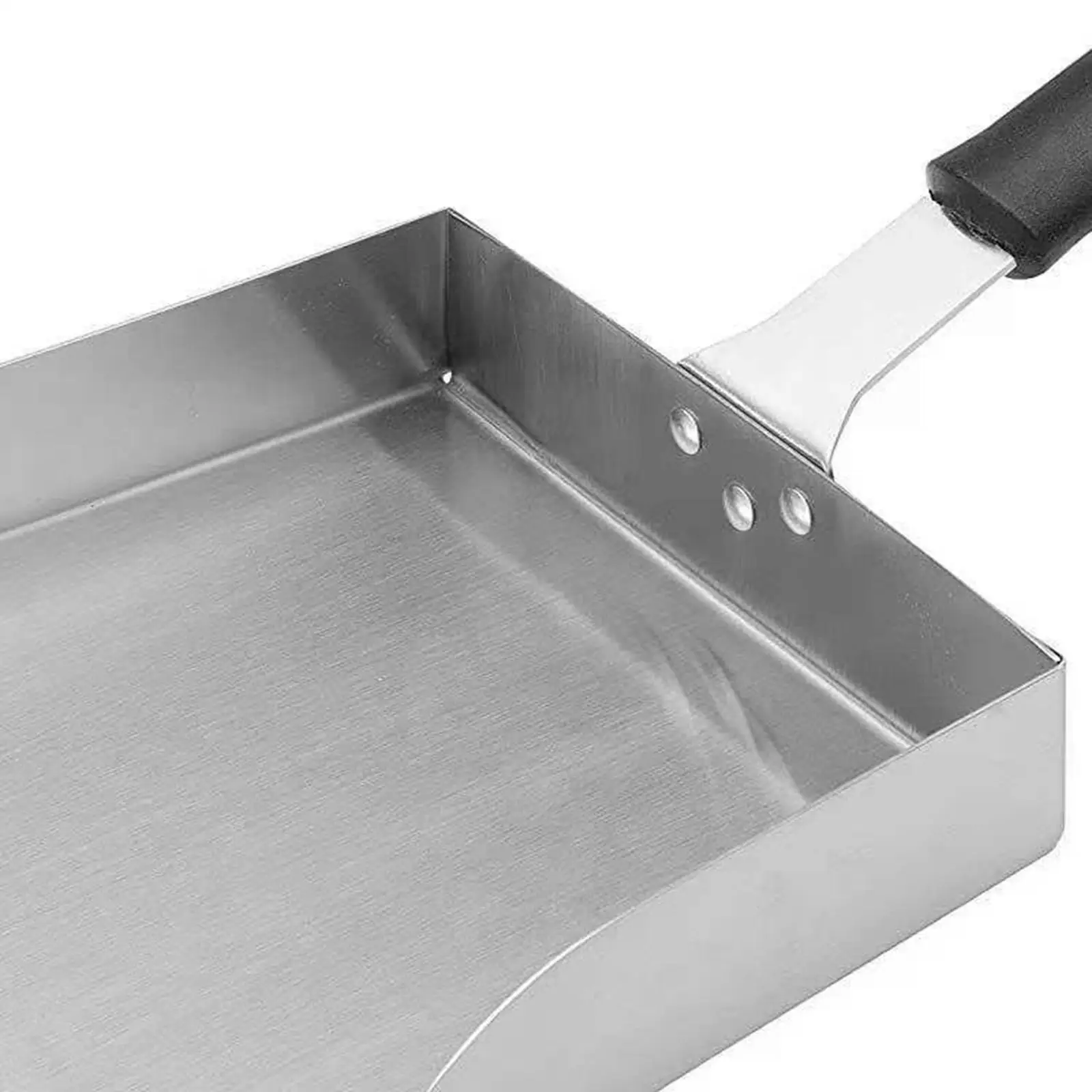 Stainless Steel Food Spatula, Detachable Handle Oven or Grill Use Generous and Labor Saving for Bread Pastry BBQ Spatula,