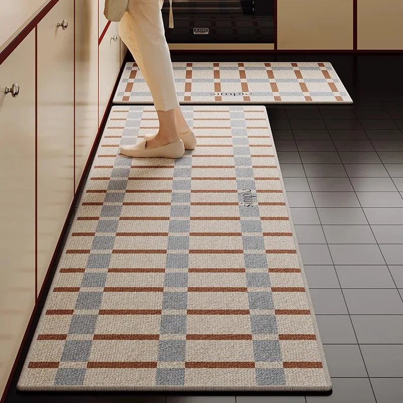 

Modern Minimalist Kitchen Floor Mat Creative Art Geometric Pattern Bedroom Bedside Carpets Large Area Fashion Long Rugs Alfombra