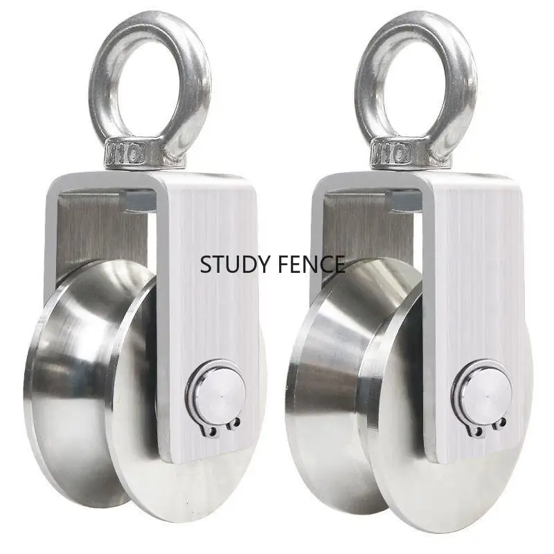 

1 шт., шкив из нержавеющей стали 304, подъемное колесо, U-образный/V-образный подшипник, гусеничное колесо, аксессуары для бытовой техники