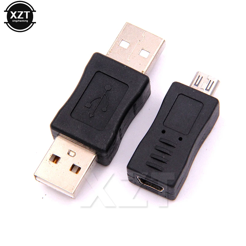 

Newest Hot 10Pcs/pack OTG 5 Pin F/M Mini Changer Adapter Converter USB Male to Female Micro USB converter adpater