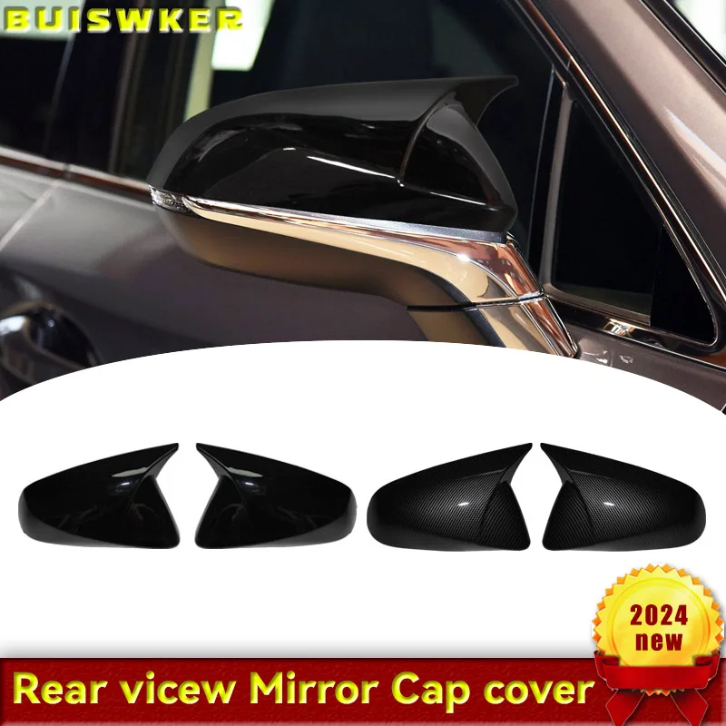 For Lexus NX nx200 nx200t nx300 nx300h RX rx200t rx330 rx300 rx350 rx450 2014-2019 Carbon Fiber Style Mirror Cover Caps