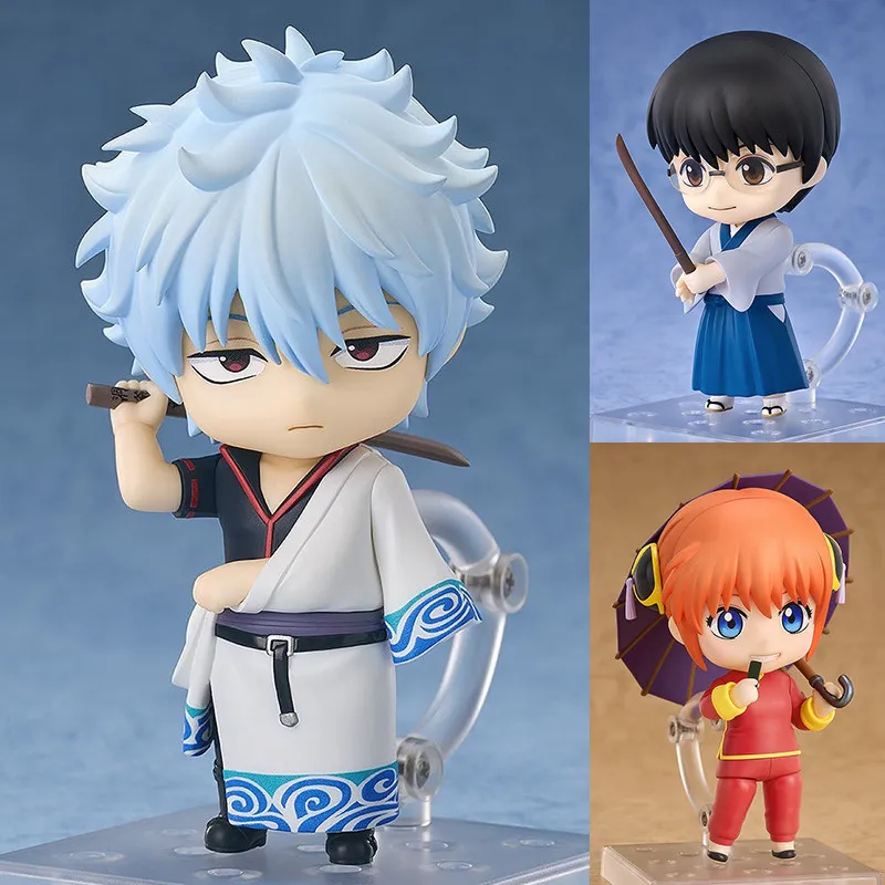 Good Smile Nendoroid 2420 Sakata Gintoki Gintama Figura de Acción de Anime con Rostro Intercambiable y Articulada, Modelo Coleccionable para Fans