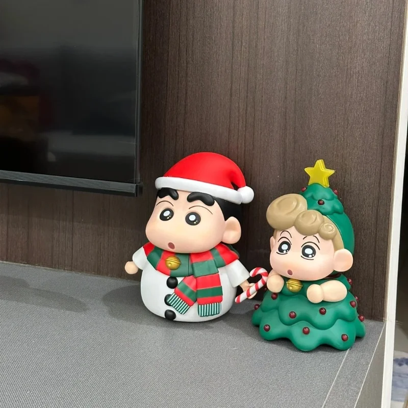 Crayon Shin-Chan Doll Christmas Tree Aoi Snowman Shin-Chan Cute Doll Doll Desktop Ornaments Gift Female