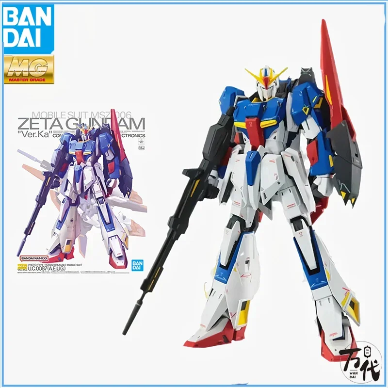 

【In Stock 】Bandai Gundam Modell Kit Mg 1/100 Zeta Gundam Ver. Ka Action Figuren Spielzeug Sammler Geschenke Für Kinder