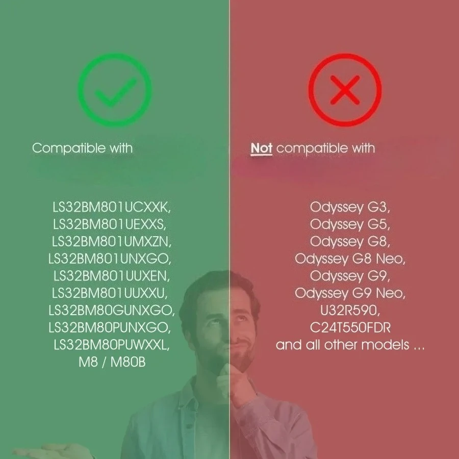 

New 32" M8 LS32BM80GUNXGO LS32BM80GUUXXU LS32BM80GUMXUE LS32BM80GUUXEN LS32BM80GUWXXI Monitor Wall Mount VESA Adapter Bracket