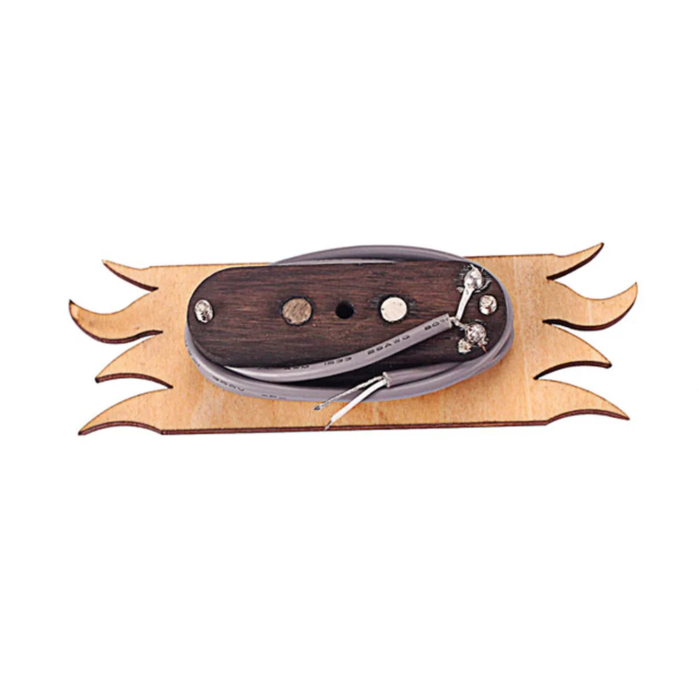 

Humbucker Pickup For Electric Bass Guitar 2 String Maple Double Coil Noiseless Replacement Parts Fit Style