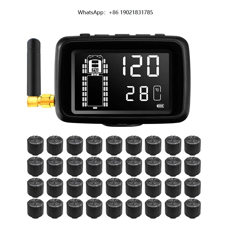 A new type of 36-wheel truck TPMS tire pressure monitoring system 901RV low pressure high temperature alarm