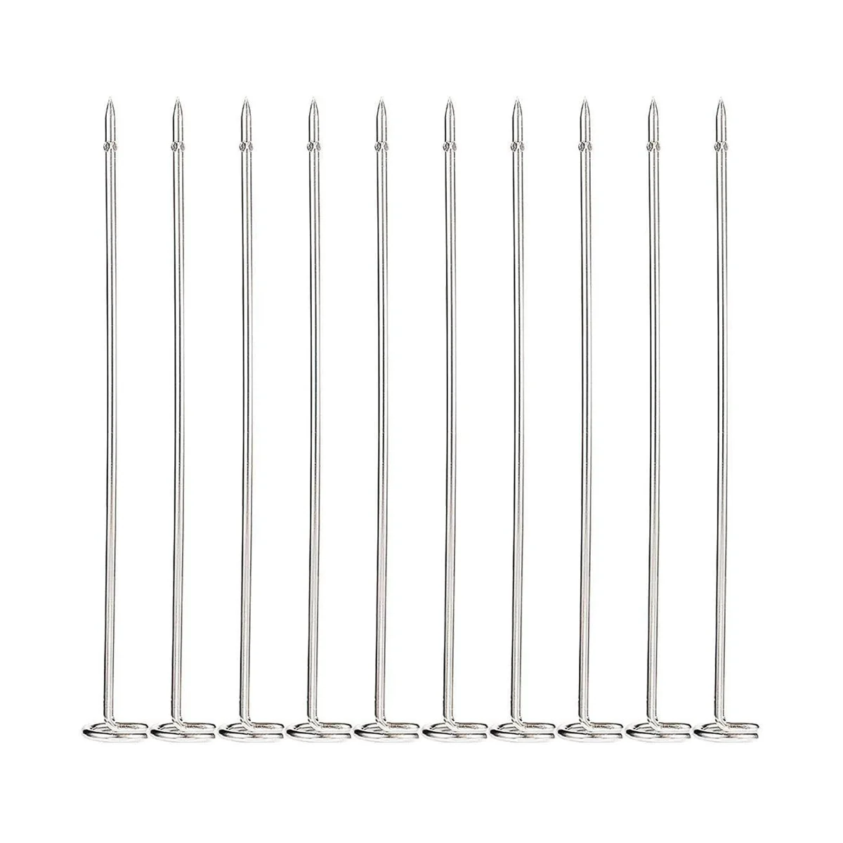 Pinchos Kebab para Ninja Foodi AG300, AG300C, AG301, AG301C, AG302,AG400,IG301A,10 pinchos de acero inoxidable de 7,25 pulgadas de largo