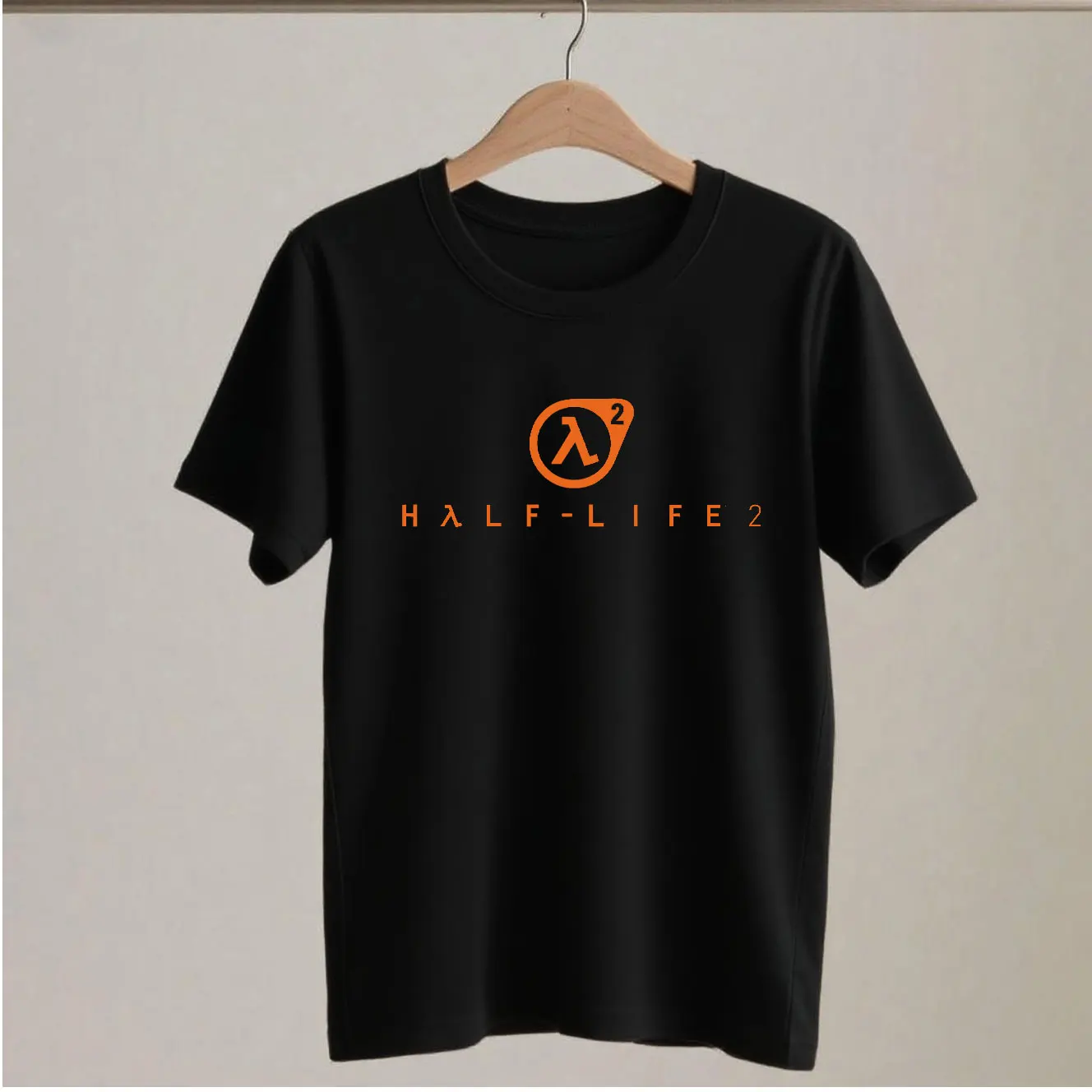 Half Life 2 Tshirt Vintage 2003 Valve Premiere Showing Video Game Men Sz Large Men's Cotton T-shirt Regular Short Sleeve Summer