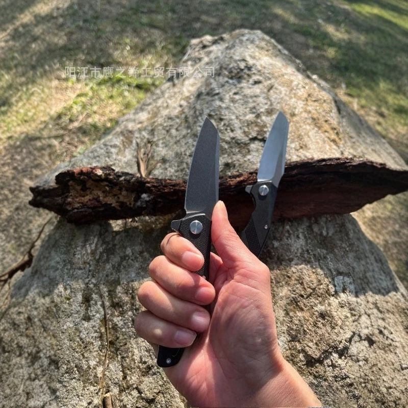 ZD012 Coltello da sopravvivenza tascabile pieghevole da campeggio esterno Escursionismo tattico D2 Lama Utilità portatile Frutta Coltelli per utensili EDC per autodifesa