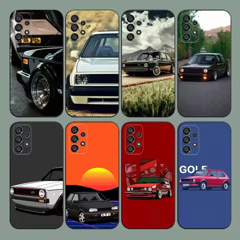 G-Golf-G-GTI Car Phone Case For Samsung Galaxy A20,A21s,A22,A31,A32,A52,A53,A72,73,A80,A91 Soft Black Cover