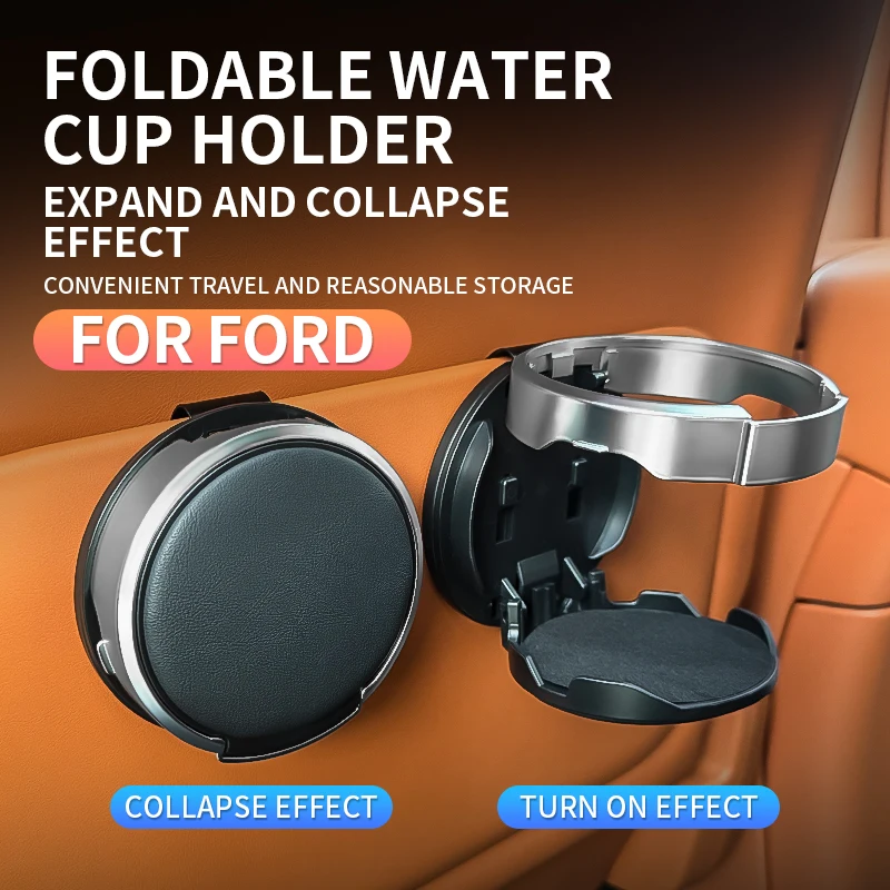 Vehicle Beverage Support Rack Automotive Drink Mount Car Bottle Holder Auto Door Cup Storage For Ford Escape/Kuga
