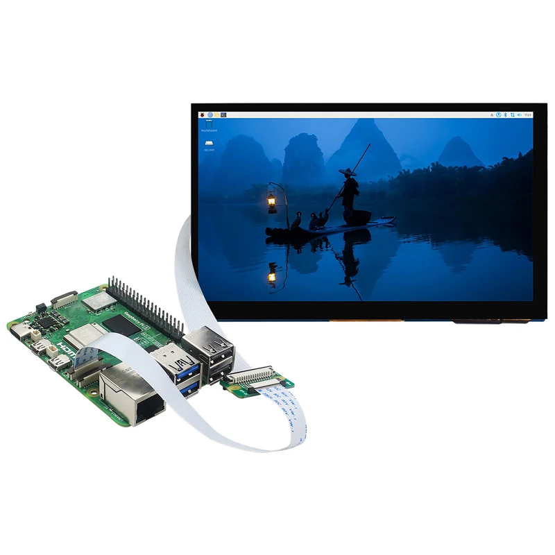 ينطبق على كابل عرض Raspberry Pi 5 DSI ولوحة محول كابل كاميرا CSI 15pin إلى 22pin