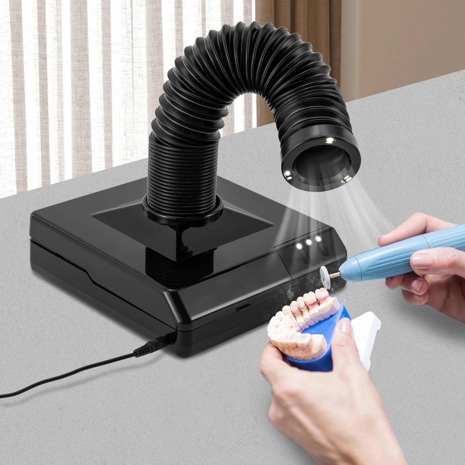 เครื่องดูดฝุ่นสำหรับทำเล็บ 60W - Dental Lab Dust Collector บทวิจารณ์และราคา