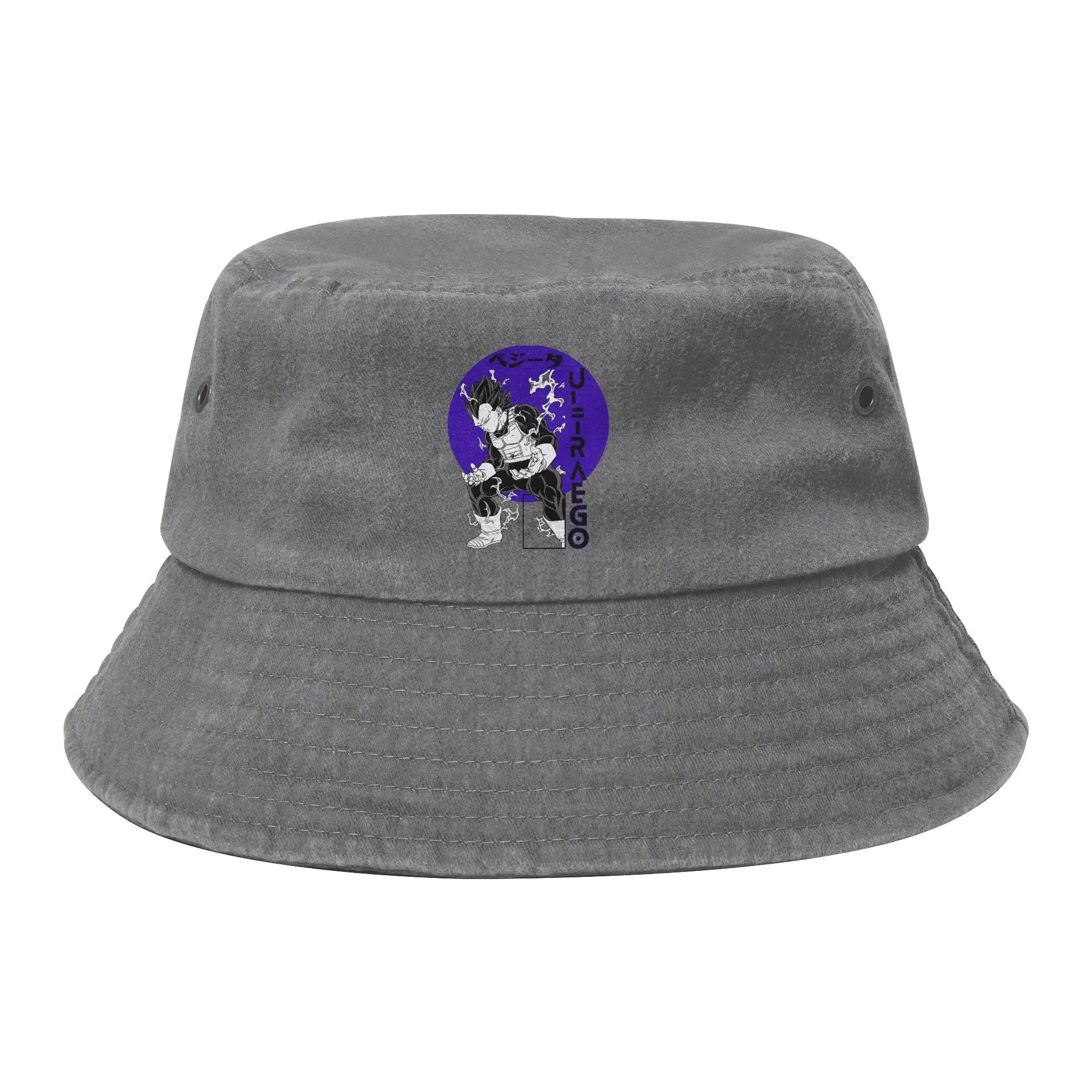 Teen Distressed Cotton Bucket Hat Dragon Ball Saiyan Sport Fishing Hats  Bob Hat Gifts Idea