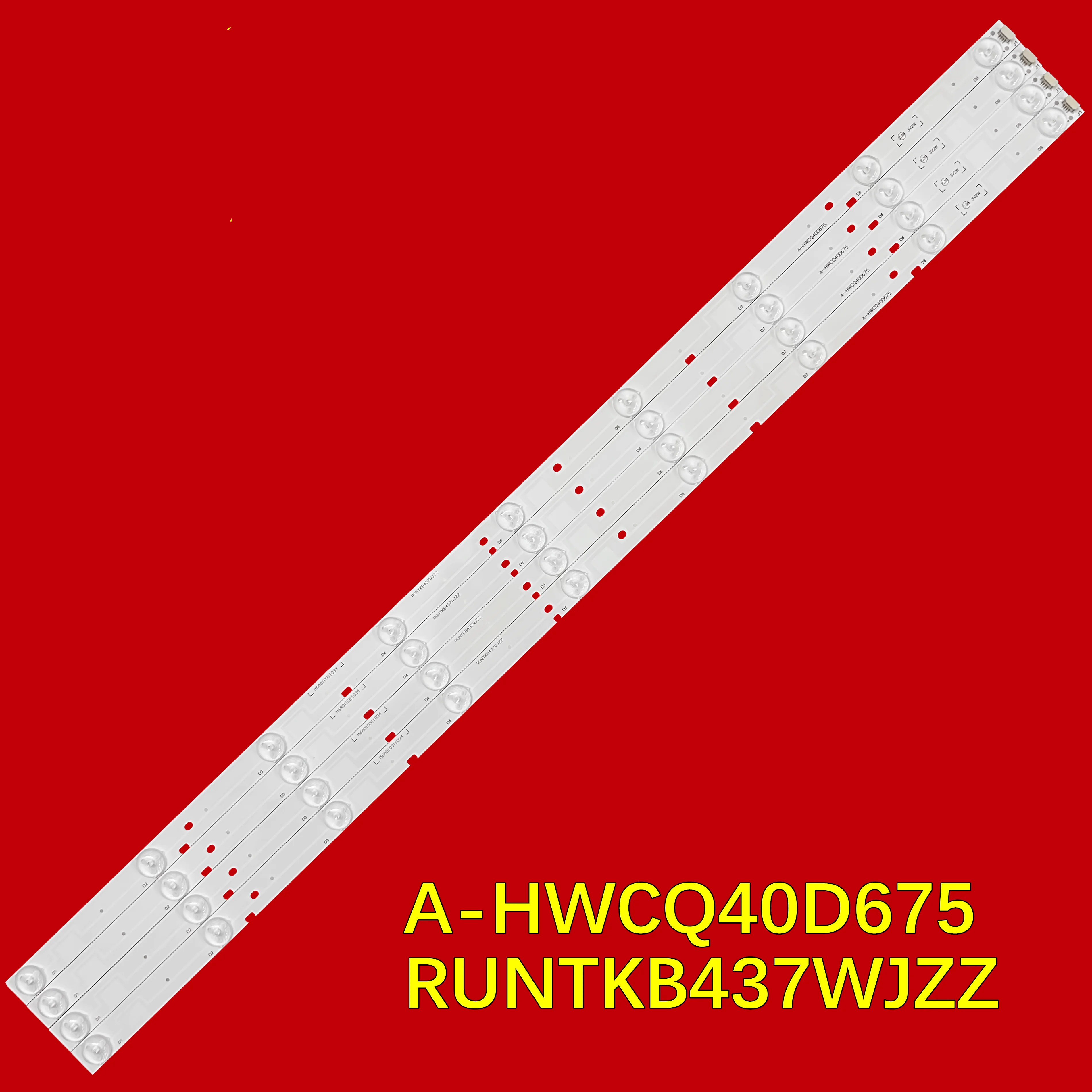 แถบไฟเรืองแสงทีวี LED สำหรับ LC-40LE260M LC-40LE265M LC-40LE268M LC-40LE275T LC-40LE660X M6A010311034 A-HWCQ40D675 RUNTKB437WJZZ