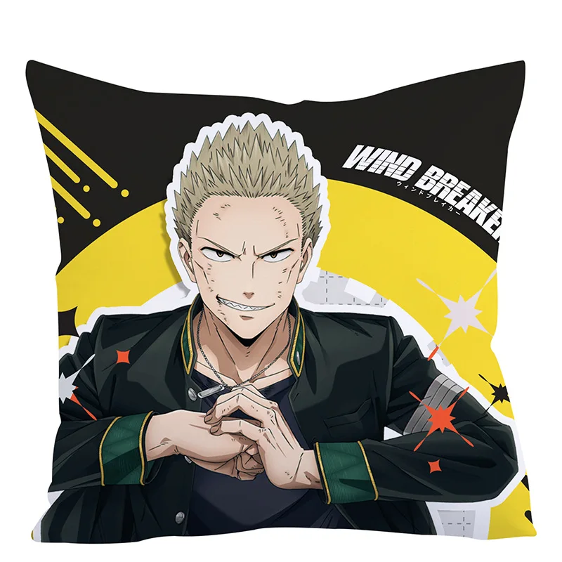 Anime Wind Breaker Cosplay Pillow Case Peach Skin Cartoon Hugging Body Pillowcase Dakimakura Cover Sofa Pillowcase Gift