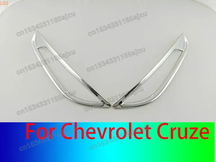 

Car Accessories For Chevrolet Cruze 2017-2019 ABS Chrome Front Fog Lights Rear Fog Lamps Decorative Frame Protection Decoration