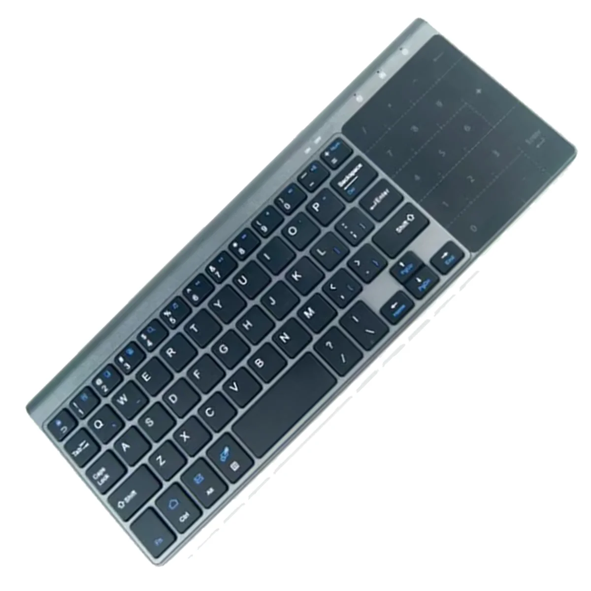 AB01 Keyboard Mini Nirkabel Bluetooth dengan Touchpad Numerik untuk Notebook PC Smart TV Portabel 59 Tombol Keyboard Mini Nirkabel