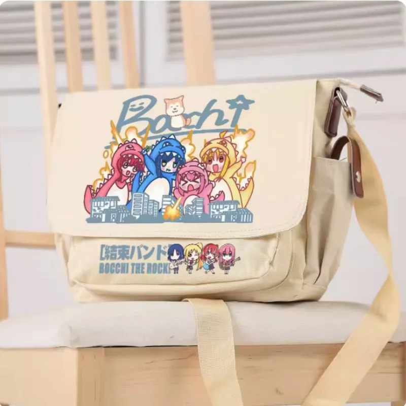 ¡Anime BOCCHI THE ROCK! Gotoh Hitori-Bolso escolar de ocio para adolescentes, bolso de mensajero para estudiantes, moda