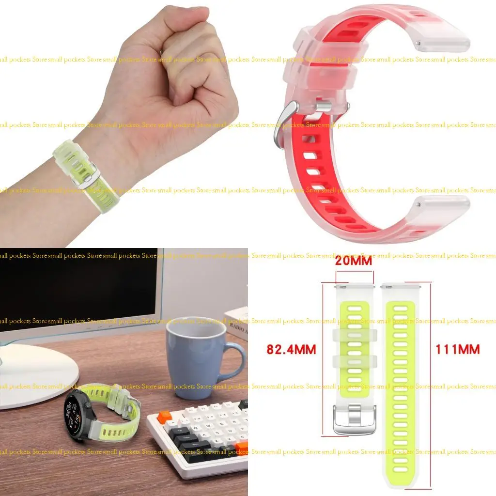 

R1WD унисекс, силиконовые моющиеся ремни, спортивные браслеты, браслеты, водонепроницаемый ремень для фитнес-устройства 570, устойчивый к царапинам ремень