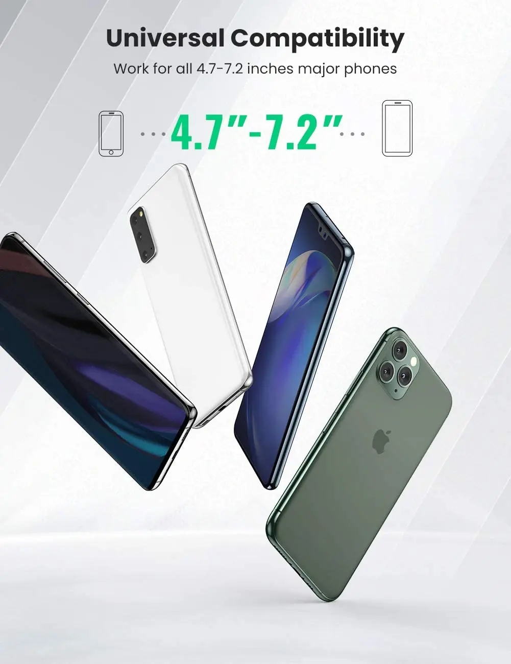 UGREEN Soporte magnético para teléfono Soporte para automóvil Soporte magnético para teléfono celular Soporte para teléfono universal