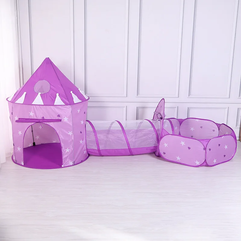 Indoor tent play house princess castle dollhouse game tent tiny house sleep