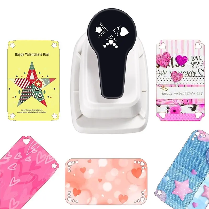 AT82-Craft Corner Decor Lace Puncher 3 Shapes Card Making Scrapbooking Corner Cutter Craft Punch Photo Cutter Card Making Suppli