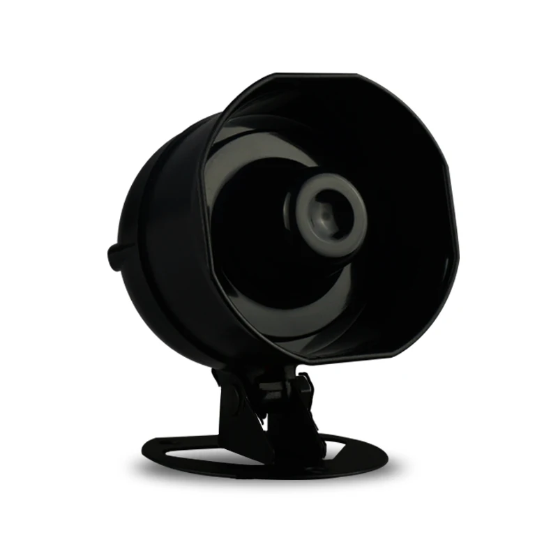 Waterproof 100dB 10W Customisable Sound Multi Sound Programmable Musical Car Horn Electronic Siren Remote Control Black Mp3