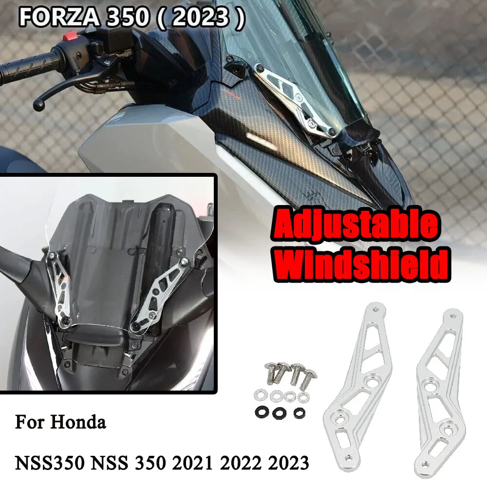 

Новый аксессуар для мотоцикла, регулируемый держатель кронштейна для лобового стекла, подходит для Honda NSS350 NSS 350 2021 2022 2023