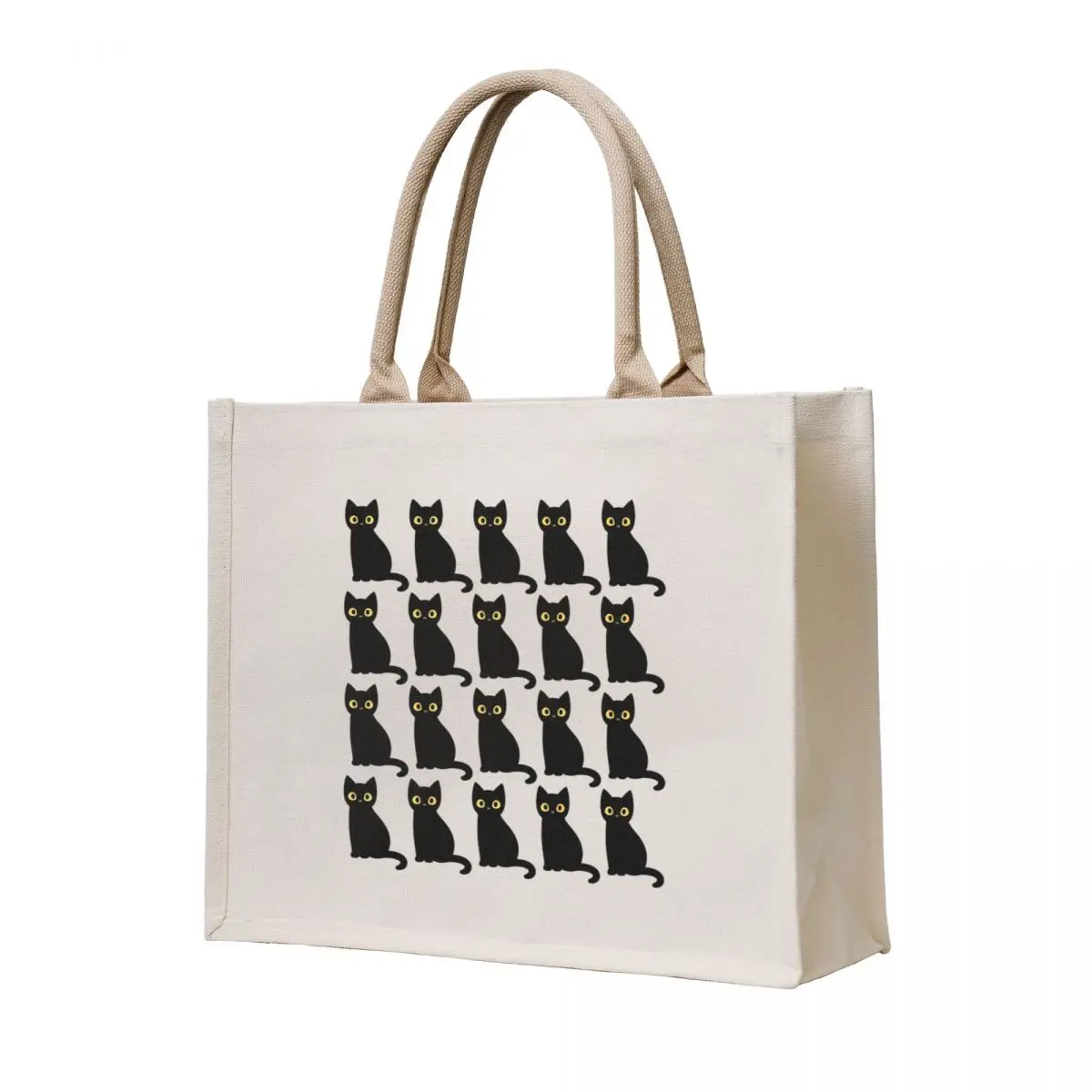 

Black Cat @instabearrrr Tote Bag Cloth bags ecological bags cute pouch bag Shopping bags