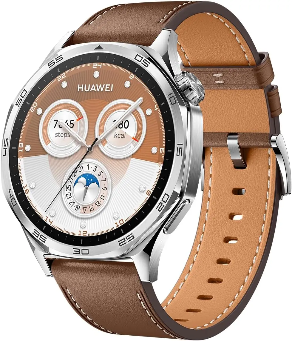 Smartwatch HUAWEI Watch GT 5 46 mm, durata della batteria fino a 14 giorni, nuovissimo smartwatch sportivo da corsa e ciclismo, design con bordi affilati