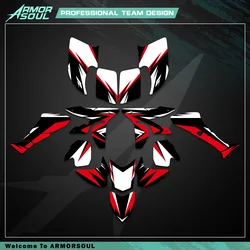 STICKER Graphics Background Kits For Honda TRX450R TRX 450R fourtrax ATV TRX 450 R 2004-2016