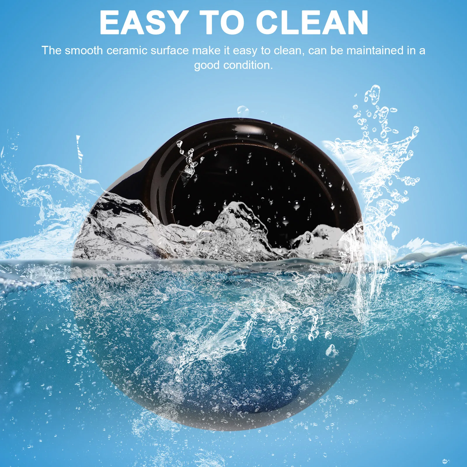 

Adorable Ceramic Seasoning Container Grease Jar Compact Small Condiment Storage Jar Kitchen Bowl with Lid